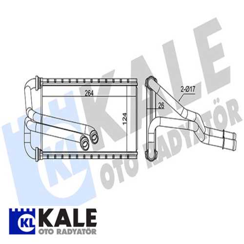 FORD FOCUS FORD KALORIFER RADYATÖRÜ