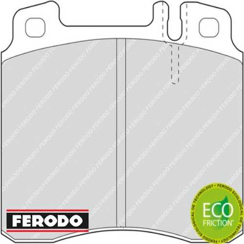 MERCEDES W140 MERCEDES FREN BALATASI ÖN