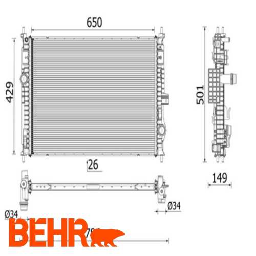 SU RADYATÖRÜ  B.M 3008/5008/C5 AIRCROSS 2016-