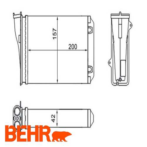 KALORIFER RADYATÖRÜ  B.M 208 I / 2008 I 12-