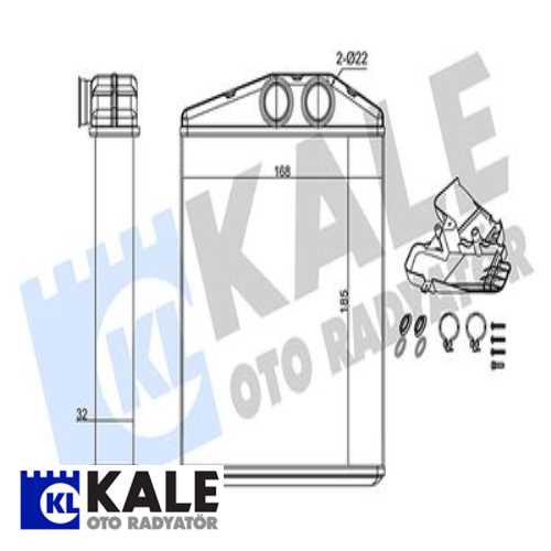 KALORİFER RADYATÖRÜ OPEL SIGNUM VECTRA C FIAT CROMA
