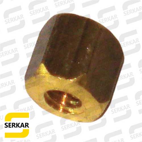 DKS EKSOZ SOMUNU SARI TAKVİYELİ 14MM 