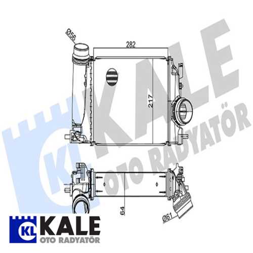 RENAULT MEGANE IV/KADJAR/QASHQAI RENAULT TURBO RADYATÖRÜ INTERCOOLER