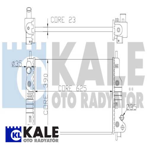 FORD MONDEO FORD SU RADYATÖRÜ BRAZING 4 VITES OTOMATIK