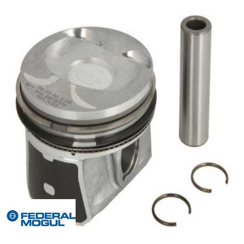 VW GOLF5-GOLF6-JETTA-PASSAT-TIGUAN-A3-LEON VW PISTON+SEGMAN 19 Ø (77 mm) (0,20 mm KISA)