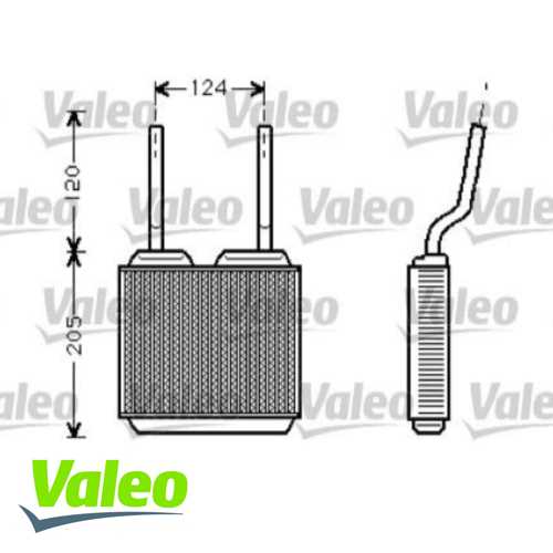 KALORİFER RADYATÖRÜ OPEL ASTRA F 92>98 ASTRA CLASSIC 99>02 VECTRA A 89>95 CALIBRA 89>97 BORULU
