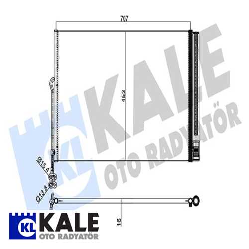 VW TOUAREG VW KLIMA RADYATÖRÜ 814379 Ürün Görseli
