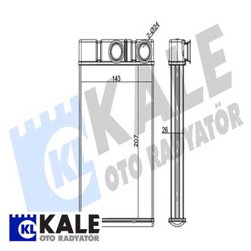 OPEL INSIGNIA A MERIVA B CRUZE OPEL KALORIFER RADYATÖRÜ