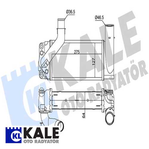 JAPON COROLLA JAPON TURBO RADYATÖRÜ Ürün Görseli