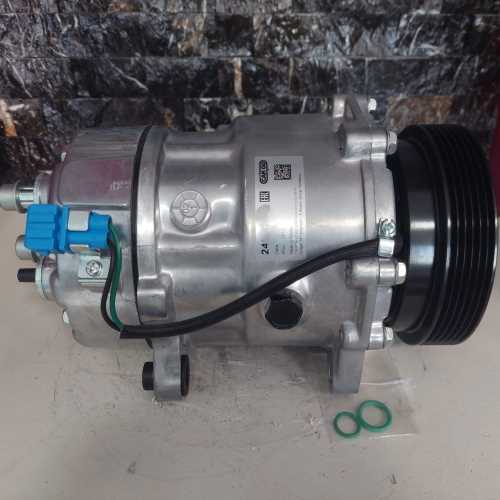 KLİMA KOMPRESÖRÜ VW GOLF IV BORA CADDY I SHARAN AUDİ A3 SEAT CORDOBA PEUGEOT 306 FORD GALAXY 1,6/1,8T/1,9 TDI/2,0HDI 96-> Ürün Görseli
