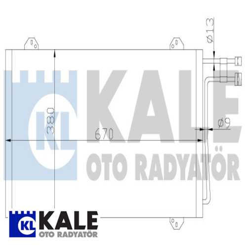 MERCEDES SPRINTER901-902-903-904 MERCEDES KLIMA RADYATÖRÜ