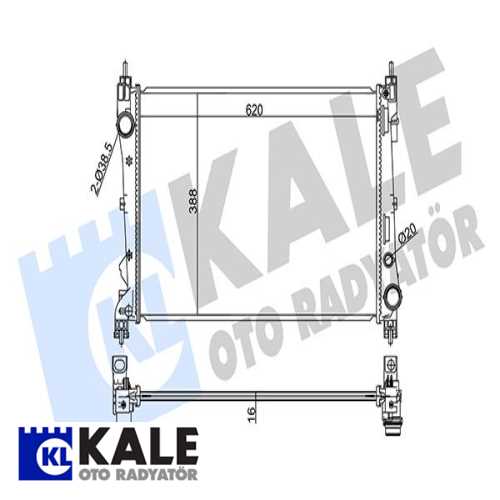 FIAT DOBLO-III-BRAVO-COMBO FIAT SU RADYATÖRÜ Ürün Görseli