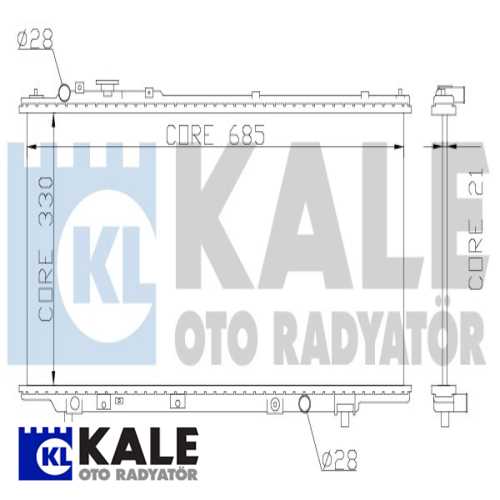 JAPON 323 (BA) JAPON SU RADYATÖRÜ 325X688X16