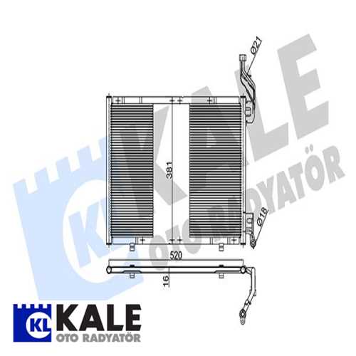 FORD FIESTA/B-MAX FORD KLIMA RADYATÖRÜ Ürün Görseli