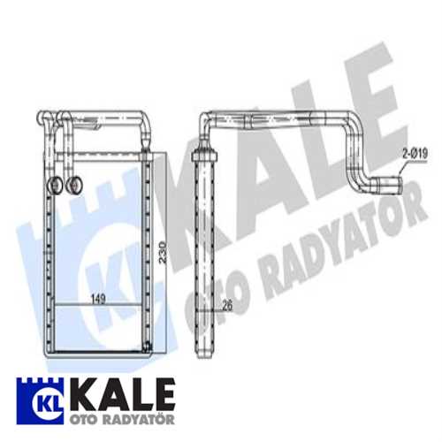 KALORİFER RADYATÖRÜ HYUNDAI SONATA 2005-2010