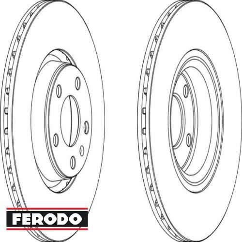 VW A6-A8 VW FREN DISKI ÖN DF4358 (ADET FIYAT)