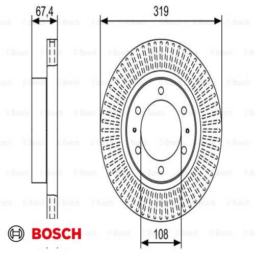 FREN DISKI ÖN . 2.4 D:2.8 D HILUX (GUN135, GUN125, GUN126) 15- Ürün Görseli