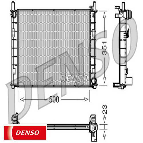 SU RADYATÖRÜ BENZINLI /2S6H & CC 1,4/1,6 ZETEC FIESTA/FUSION/MAZDA 02- Ürün Görseli