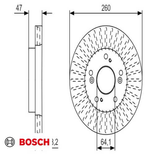 FREN DISKI ÖN  BM CIVIC/CR-V 95-07