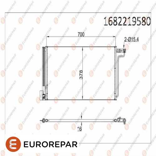 KLIMA RADYATÖRÜ  1,6 DURATECH FOCUS/C-MAX 12- Ürün Görseli
