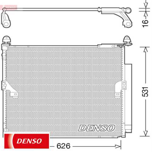 KLIMA RADYATÖRÜ  BENZIN/DIZEL LAND CRUISER 2009-