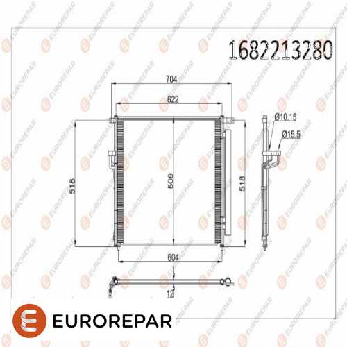 KLIMA RADYATÖRÜ  2,2-3,2 TDCI RANGER (P375) 12-
