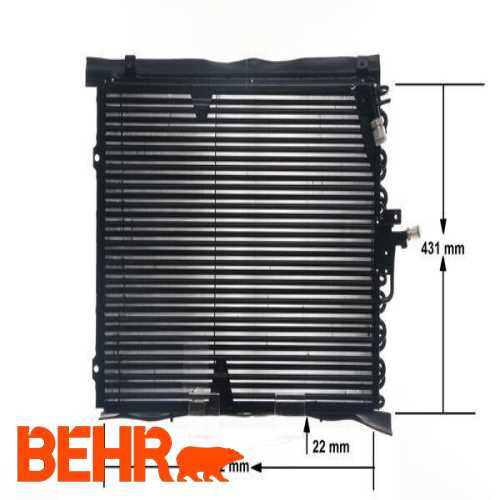 KLIMA RADYATÖRÜ  M102 W124 85-93