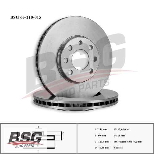 FREN DISKI ÖN ADET 1.4-1.6 ASTRA G 98-07 Ürün Görseli