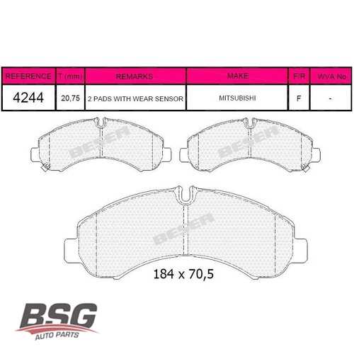 FREN DISKI ÖN . 3.0 TD CANTER (TFA35, TFB35) 12-16