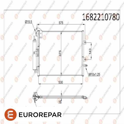 KLIMA RADYATÖRÜ  1.2/1.4/1.6/2.0 CLIO III/MODUS 05-