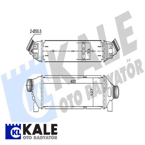 FORD TRANSIT V-184 MONDEO III FORD TURBO RADYATÖRÜ O.CEKER