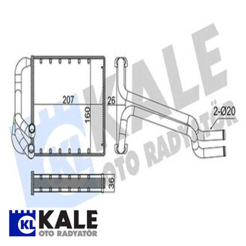 KALORİFER RADYATÖRÜ HYUNDAI ELANTRA 11>