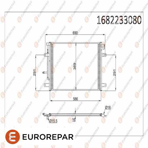 KLIMA RADYATÖRÜ 8FC 351 343-334 BM A4 04-08 Ürün Görseli
