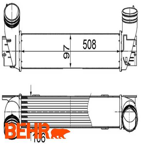 TURBO RADYATÖRÜ  M57N2-N57 E90-E90 LCI-E91- E91 LCI-E92-E92 LCI-E93-E93 LCI 05-11 Ürün Görseli