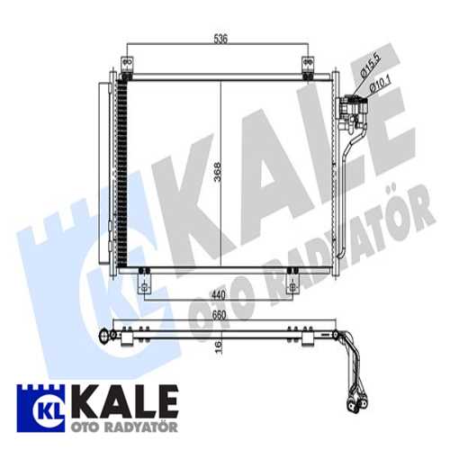 JAPON MAZDA 3 (BM, BN) : MAZDA 6 (GL) 2.0 16- JAPON KLIMA RADYATÖRÜ . Ürün Görseli