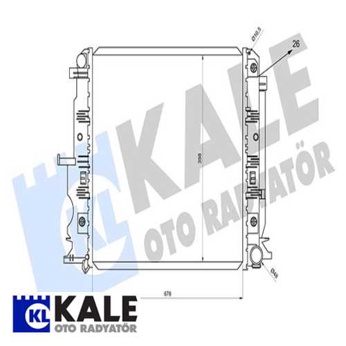 MERCEDES W906-907-910 MERCEDES SU RADYATÖRÜ