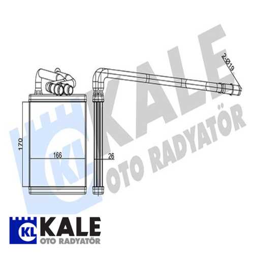 FORD FIESTA FORD KALORIFER RADYATÖRÜ