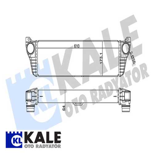 MERCEDES W639 MERCEDES TURBO RADYATÖRÜ BHR 8ML 376 737-191 Ürün Görseli