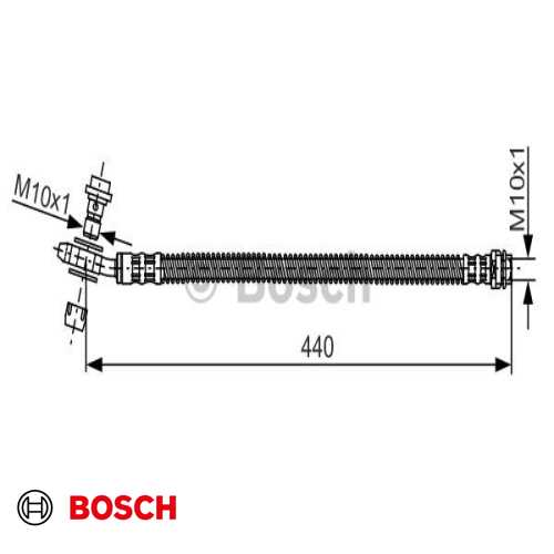 FREN HORTUMU ARKA  BM TOUAREG-Q7-CAYENNE 04- Ürün Görseli