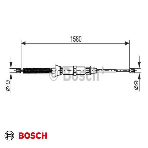 EL FREN TELI 435140 (1585 mm) BM POLO-IBIZA-FABIA 01-10 Ürün Görseli