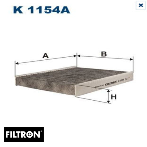 FORD FOCUS/C-MAX FORD POLEN FILTRESI (KARBONLU)/4M5J 19G244 ABHF Ürün Görseli