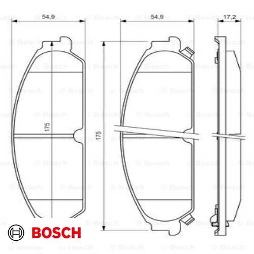 FREN BALATASI ÖN  3,0 CHRYSLER 300 C-LANCIA THEMA 04- Ürün Görseli