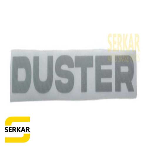 DACIA DUSTER ARKA BAGAJ YAZISI