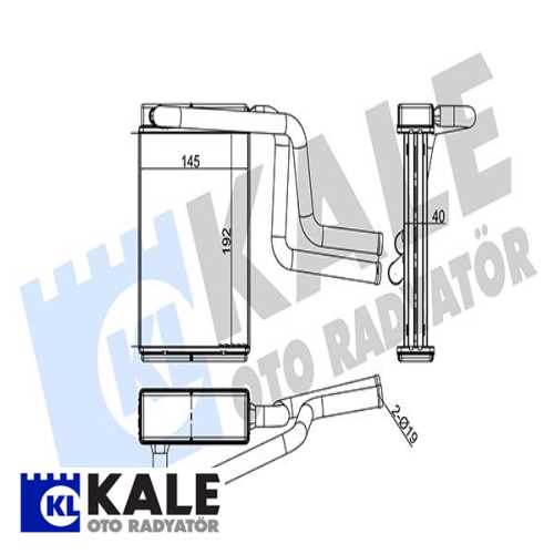 FORD MONDEO FORD KALORIFER RADYATÖRÜ
