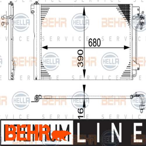 KLIMA RADYATÖRÜ  BM T5 04-10