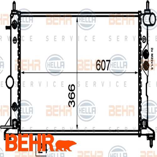 SU RADYATÖRÜ KLIMALI MANUEL X16XEL-Z16XE-X18XE1-X20XEV VECTRA B 96-01 Ürün Görseli