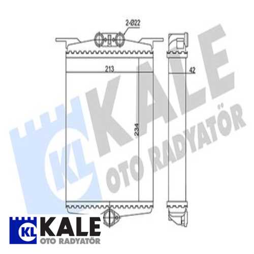 KALORİFER RADYATÖRÜ MERCEDES S-CLASS W140 1991>1998