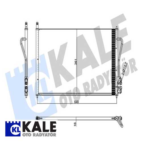 FORD FOCUS FORD KLIMA RADYATÖRÜ Ürün Görseli