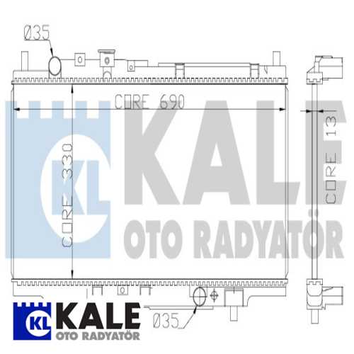 JAPON 323 (BA) JAPON SU RADYATÖRÜ 330X688X26 Ürün Görseli