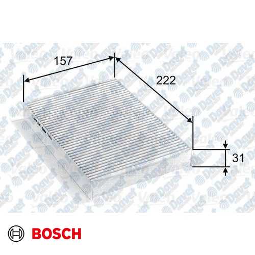POLEN FILTRESI  BM FIAT 500L/ 500 X/ JEEP RENEGADE 12-